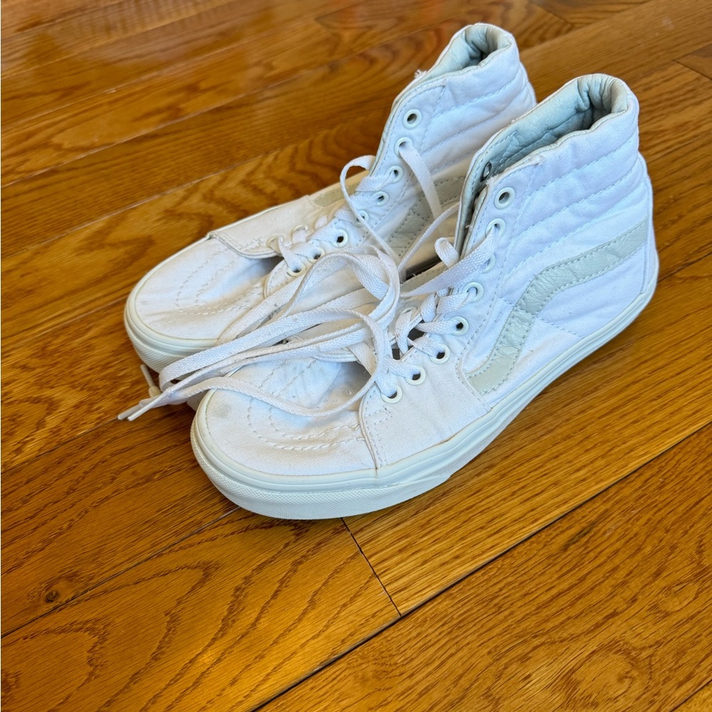 Vans White High-Top Sneakers